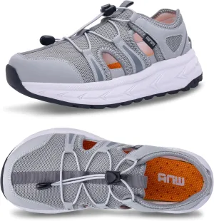 Mens Wide Hiking Sandal Summer Water Shoes Outdoor Athletic Recovery Sandals Closed Toe Walking Shoes US 8-13