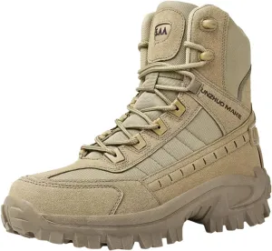 Men's Winter Fashion High Top Thick Sole Lace Up Hiking Shoes and Thick Sports Running Shoes Sneaker Rack for Men Men's Shoes
