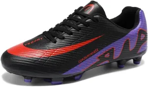 Men's Womens Soccer Shoes Cleats Professional High-Top Breathable Athletic Football Boots for Outdoor Indoor TF/AG 3US-11US
