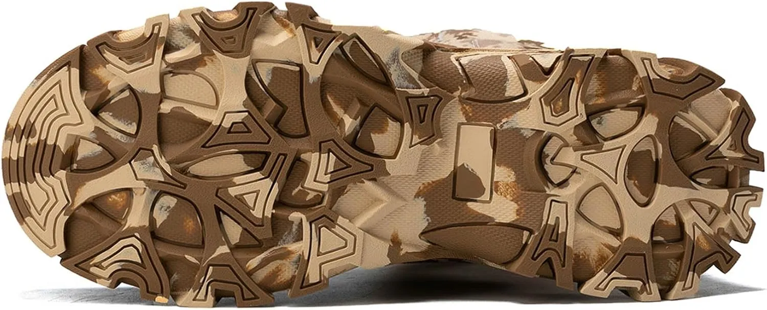 Military Boots for Men 8 Inches Lightweight Army Motorcycle Combat Boots