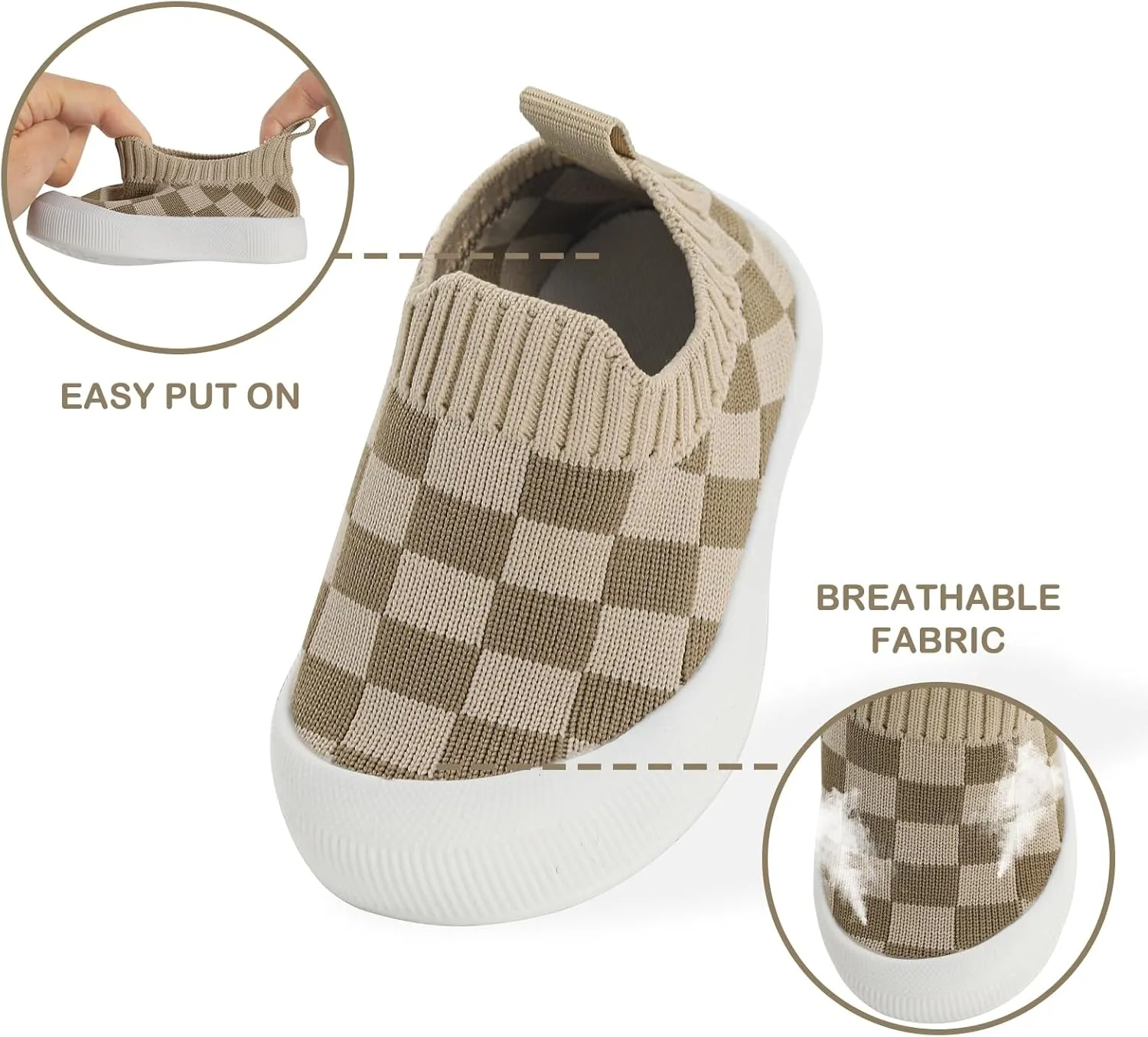 MK MATT KEELY Baby Shoes Boys Girls First Walkers Shoes Toddler Breathable Non-Slip Sneakers Infant Lightweight Tennis Shoes