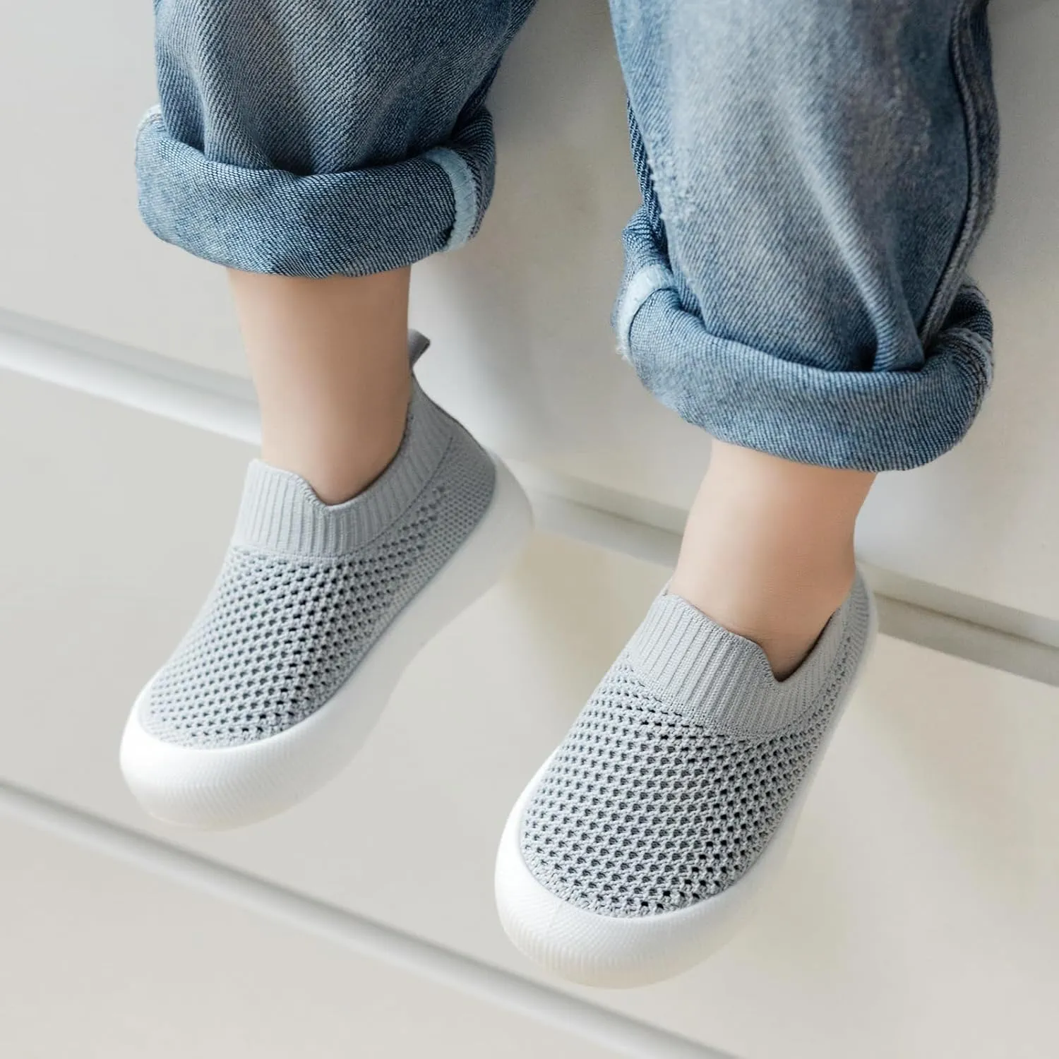 MK MATT KEELY Baby Shoes Boys Girls First Walkers Shoes Toddler Breathable Non-Slip Sneakers Infant Lightweight Tennis Shoes