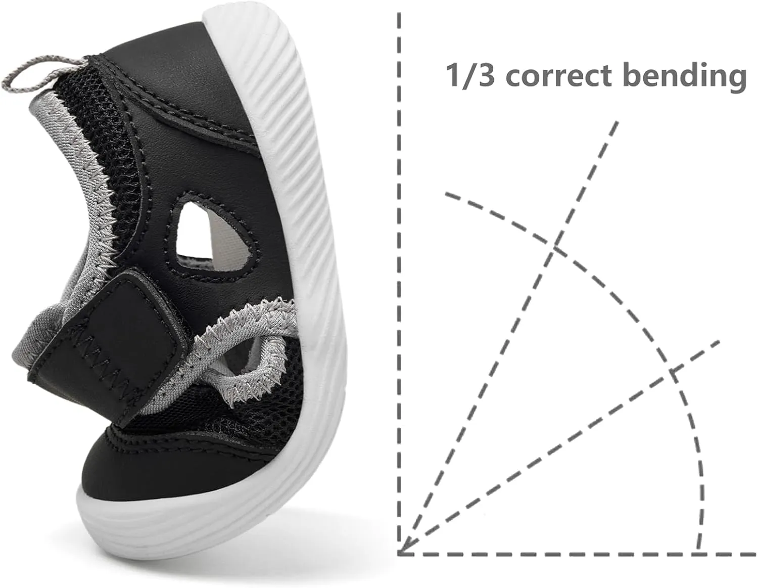 MORENDL Baby Sandals 0-4 Years Toddler Shoes Non-Slip Lightweight Breathable First Walking Shoes