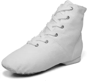 MSMAX Jazz Dance Shoes for Girls Lace-up Dancing Ballet Boots Sneakers for Boys