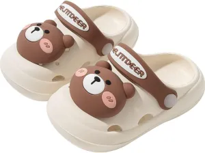 NW Kids Cute Clogs Garden Shoes Toddler Boys Girls Non-Slip Soft EVA Slides Slippers Indoor Outdoor Waterproof Children Water Shower Beach Pool Sandals