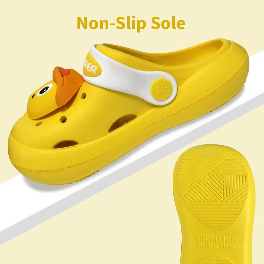 NW Kids Cute Clogs Garden Shoes Toddler Boys Girls Non-Slip Soft EVA Slides Slippers Indoor Outdoor Waterproof Children Water Shower Beach Pool Sandals