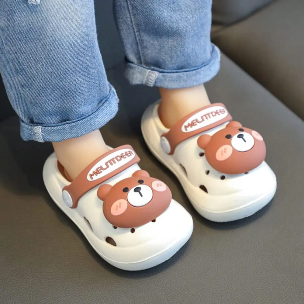 NW Kids Cute Clogs Garden Shoes Toddler Boys Girls Non-Slip Soft EVA Slides Slippers Indoor Outdoor Waterproof Children Water Shower Beach Pool Sandals