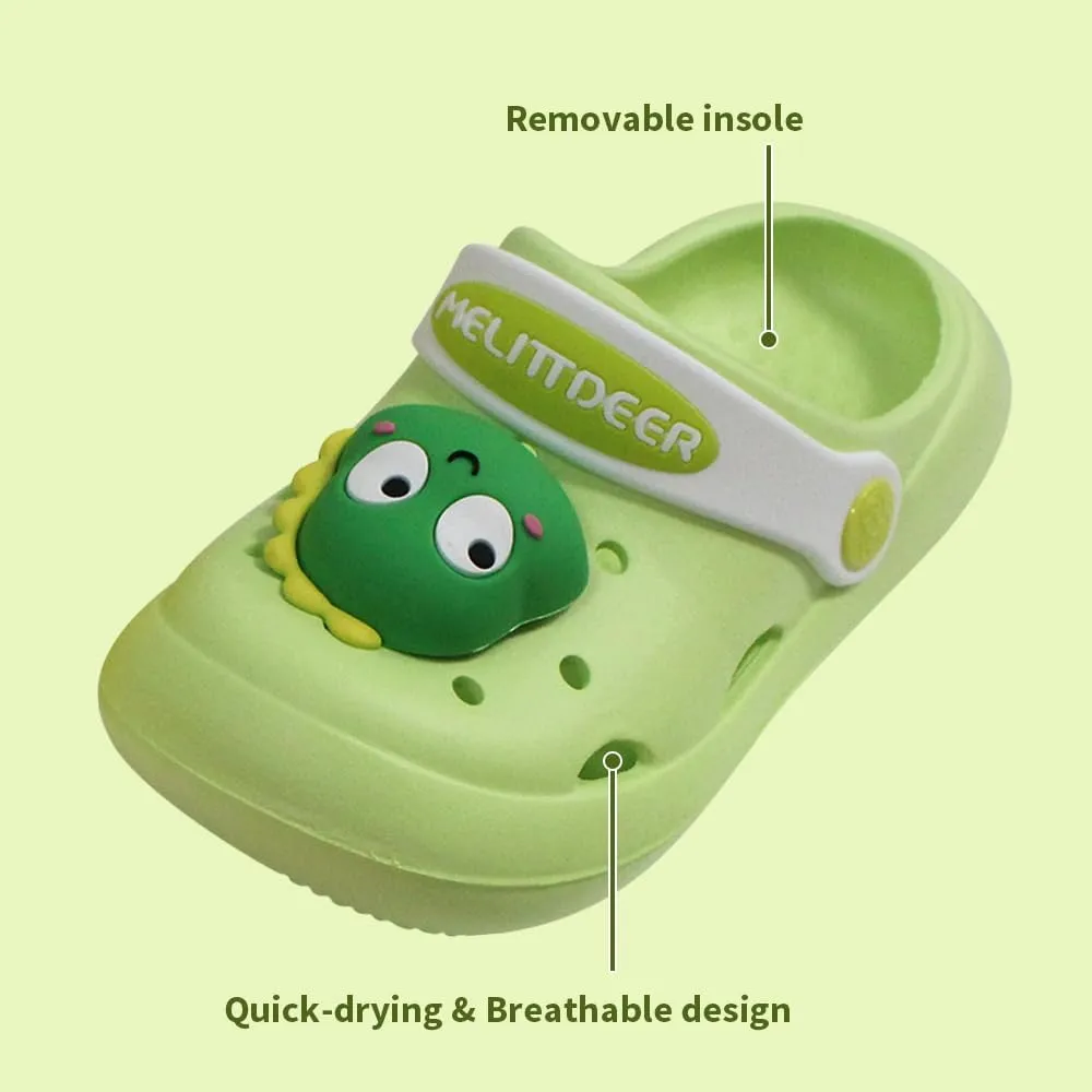 NW Kids Cute Clogs Garden Shoes Toddler Boys Girls Non-Slip Soft EVA Slides Slippers Indoor Outdoor Waterproof Children Water Shower Beach Pool Sandals