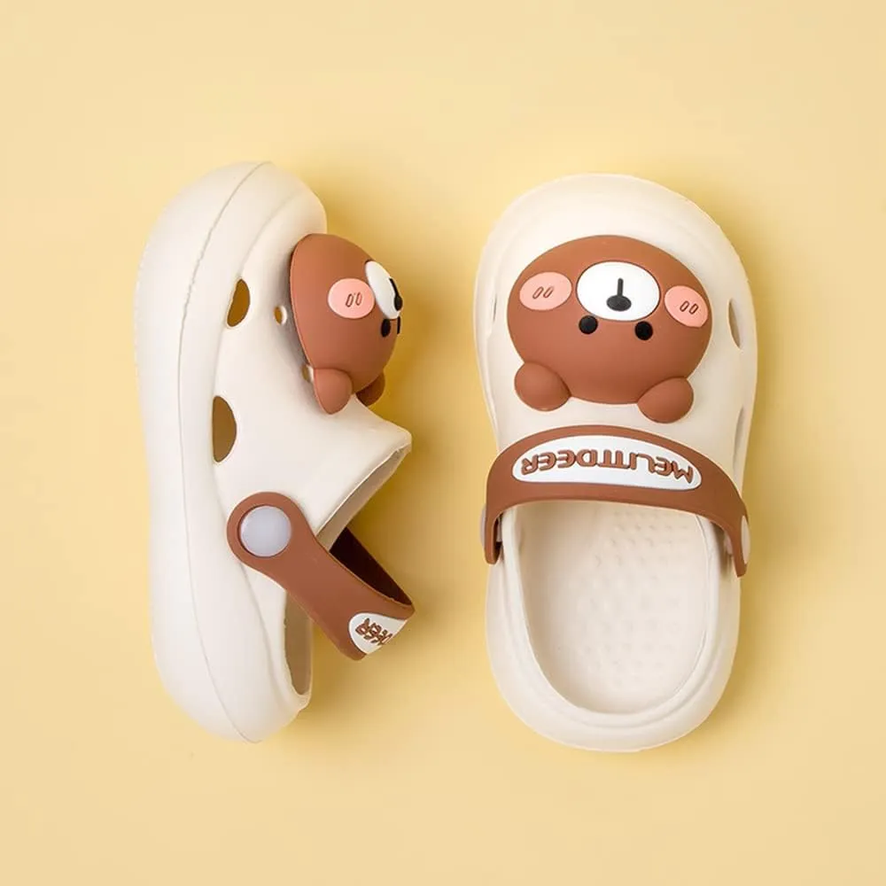 NW Kids Cute Clogs Garden Shoes Toddler Boys Girls Non-Slip Soft EVA Slides Slippers Indoor Outdoor Waterproof Children Water Shower Beach Pool Sandals