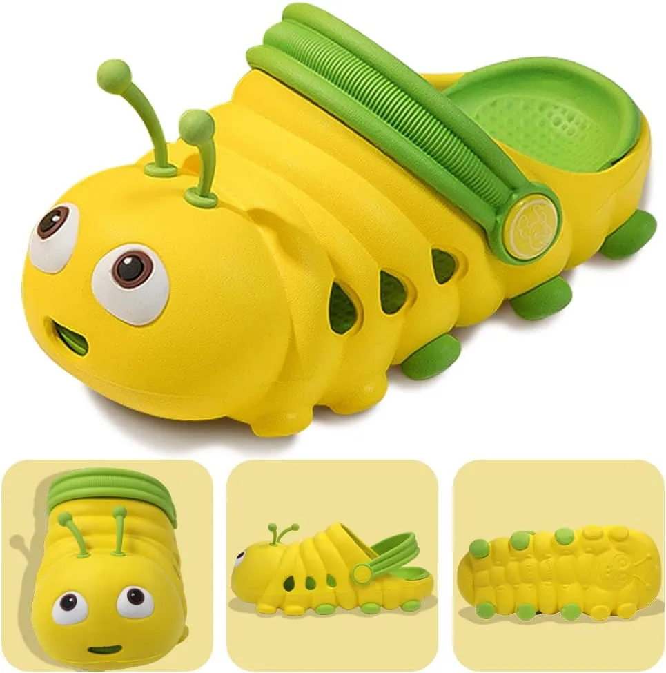 NW Kids Cute Clogs Garden Shoes Toddler Boys Girls Non-Slip Soft EVA Slides Slippers Indoor Outdoor Waterproof Children Water Shower Beach Pool Sandals