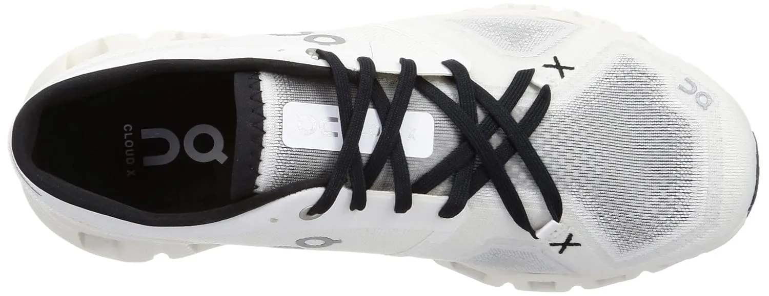 On Men's Cloud X 3 Sneakers, Ivory/Black, 12 Medium US