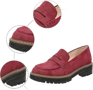 Orthoture-Orthopedic Platform Loafers,Wide Toe Lightweight Casual Comfort Shoes,Slip-On Suitable for All Foot Shapes