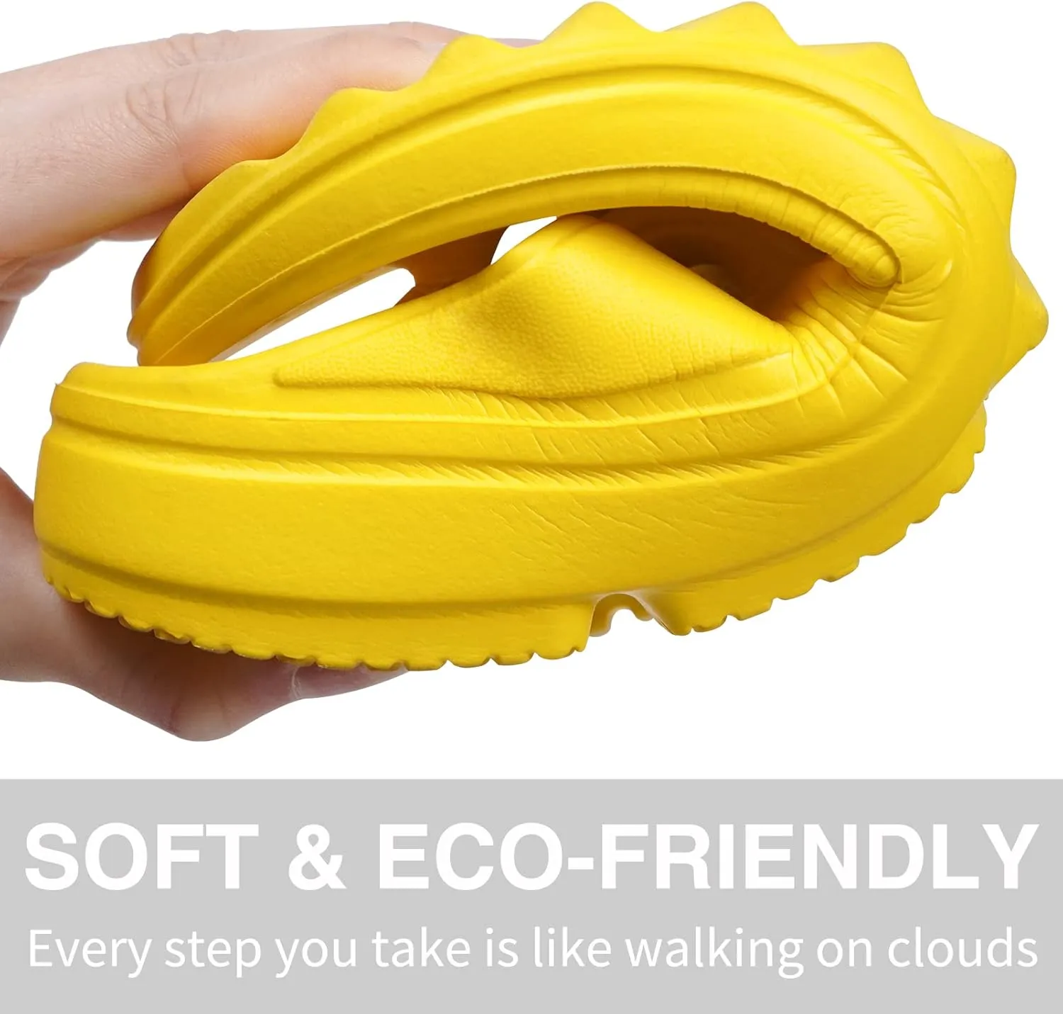 Oudizz Orthopedic Sandals Flip Flops for Women Arch Support Pillow Soft Recovery Thong Sandals Spa Summer Beach Cloud Slides