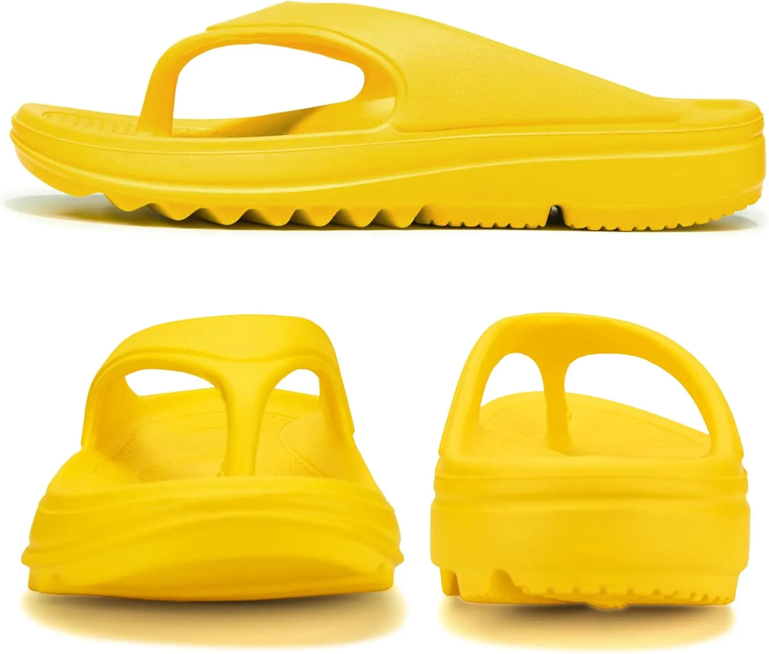 Oudizz Orthopedic Sandals Flip Flops for Women Arch Support Pillow Soft Recovery Thong Sandals Spa Summer Beach Cloud Slides