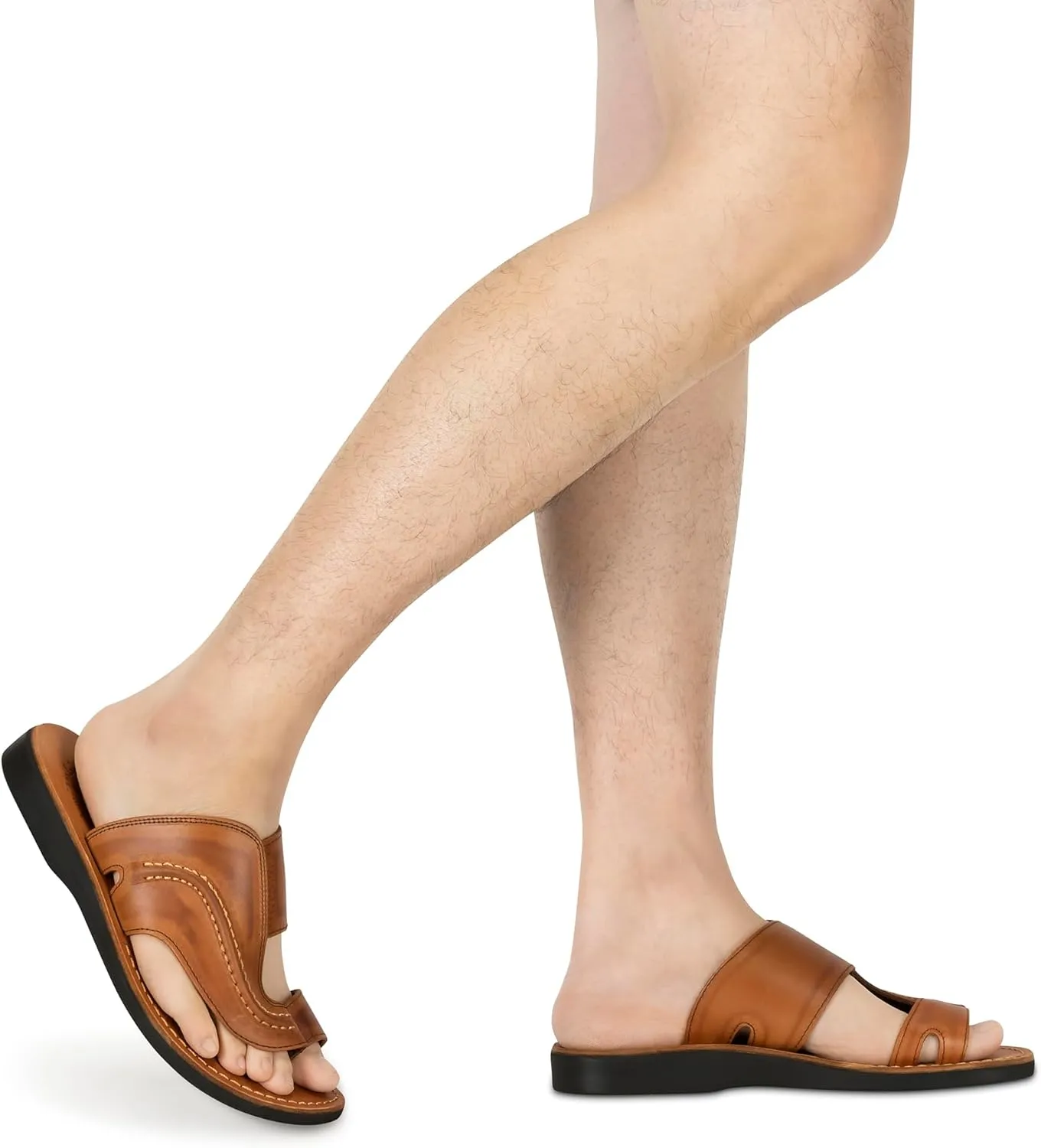 Peter - Leather Toe Strap Sandal - Mens Sandals