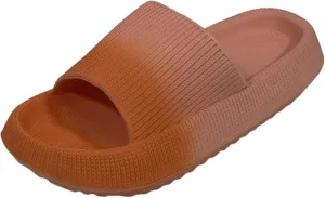 Pillow Slippers for Women Non Slip Quick Drying Shower Slides Bathroom Sandals | Ultra Cushion | Thick Sole
