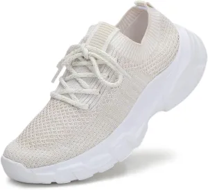 Pt&Hq Comfortable Tennis Running Shoes for Women Lightweight and Slip On Sneakers Casual Women's Walking Shoes