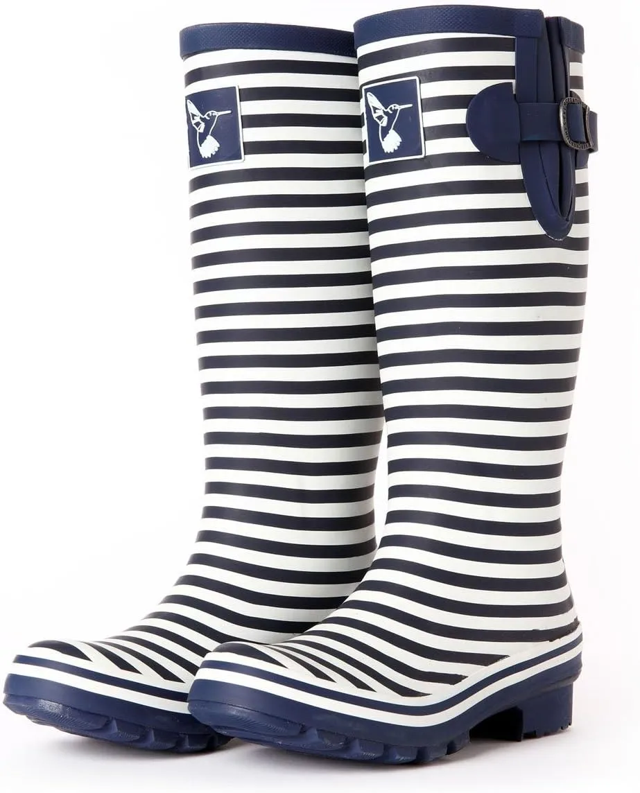 Rain Boots For Women Waterproof Boots Garden Shoes Outdoor Use with Comfortable Insole Knee High Rubber Rain Boot Gumboots Rain Footwear Wellies