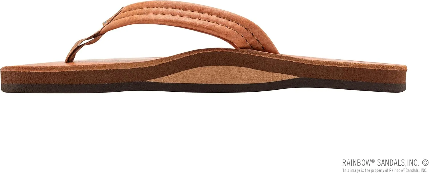 Rainbow Sandals Women's Luxury Leather - Single Layer Arch Support with a 3/4" Medium Strap