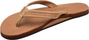 Rainbow Sandals Women's Luxury Leather - Single Layer Arch Support with a 3/4" Medium Strap