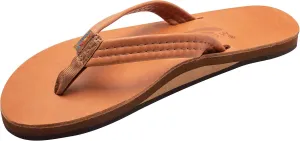 Rainbow Sandals Women's Luxury Leather - Single Layer Arch Support with a 3/4" Medium Strap