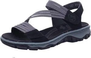Rieker Women's Classic Sandals 68871, Women's Sandals, black, 10 Women