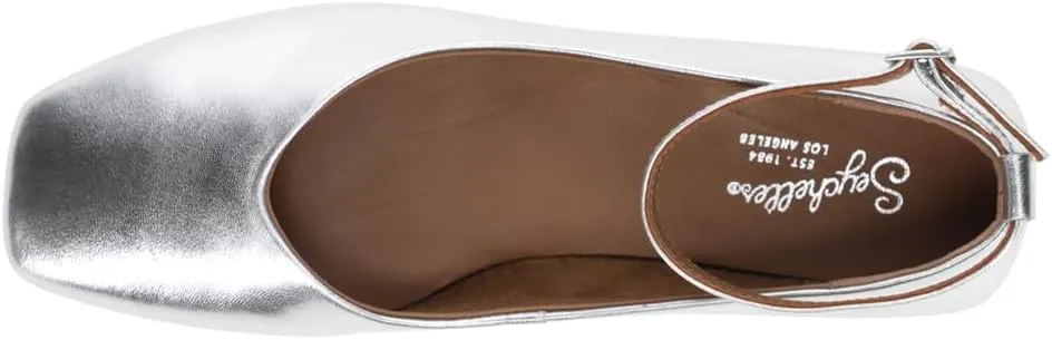 Seychelles Women's Pumpkin Metallic Ballet Flat