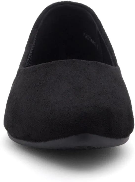 Shoe Land Womens SL-Kathleen Ballet Flats Pointed Toe Flat Shoes Classic Ballerina Comfort Dressy Shoes for Daily Work Office