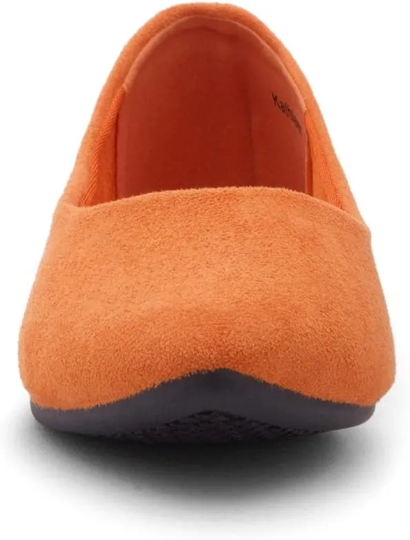 Shoe Land Womens SL-Kathleen Ballet Flats Pointed Toe Flat Shoes Classic Ballerina Comfort Dressy Shoes for Daily Work Office