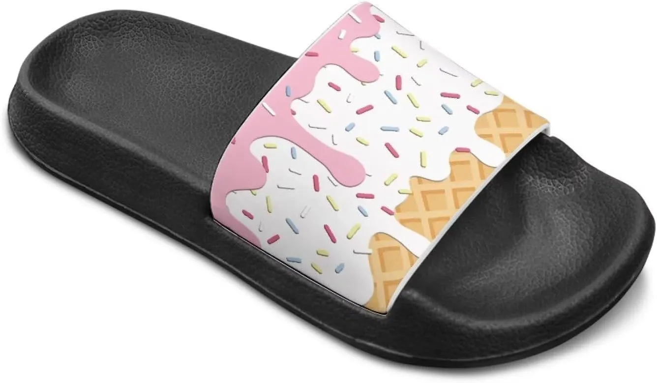 Slides for Boys Girls Quick Drying Kids Slides Sandals Non-Slip