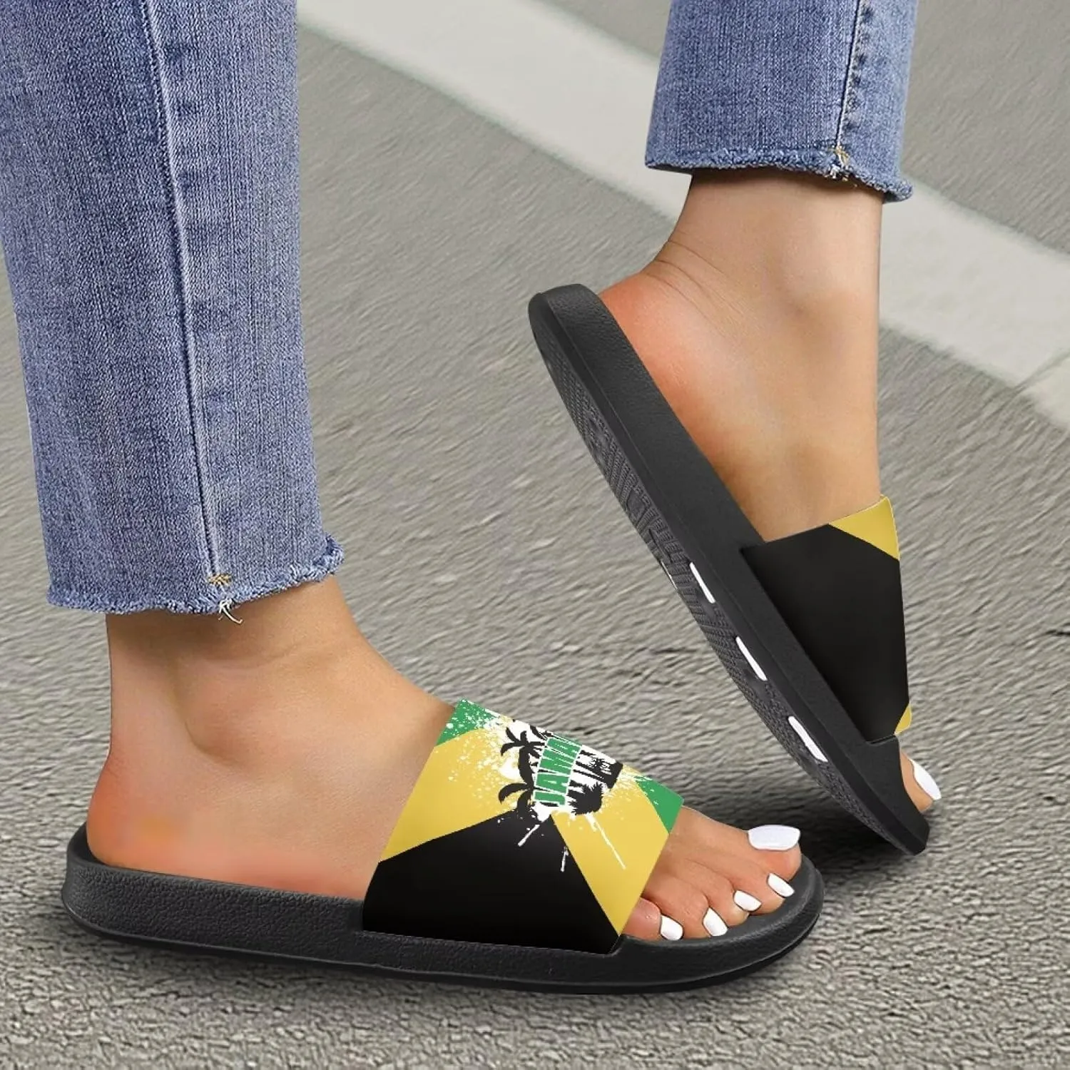 Slippers for Women Men Non Slip Quick Drying Shower Slides Bathroom Sandals EVA Flat Sandals