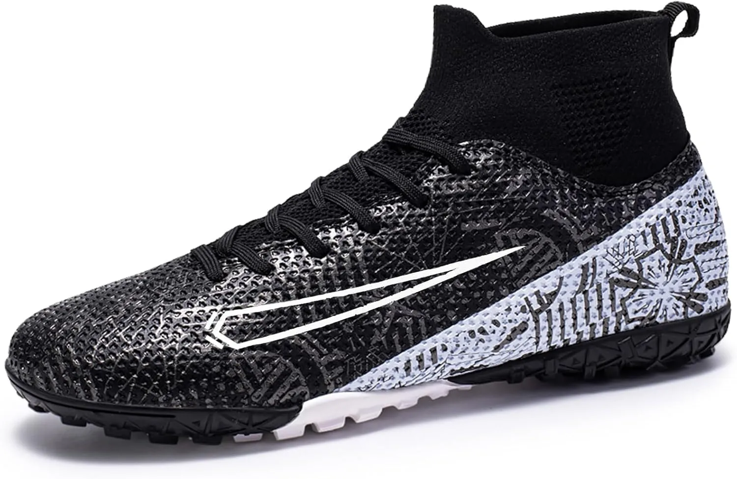 Soccer Cleats Mens Womens Turf Soccer Shoes Indoor Unisex AG TF Football Boots Adult Youth Wide Training Shoes Outdoor