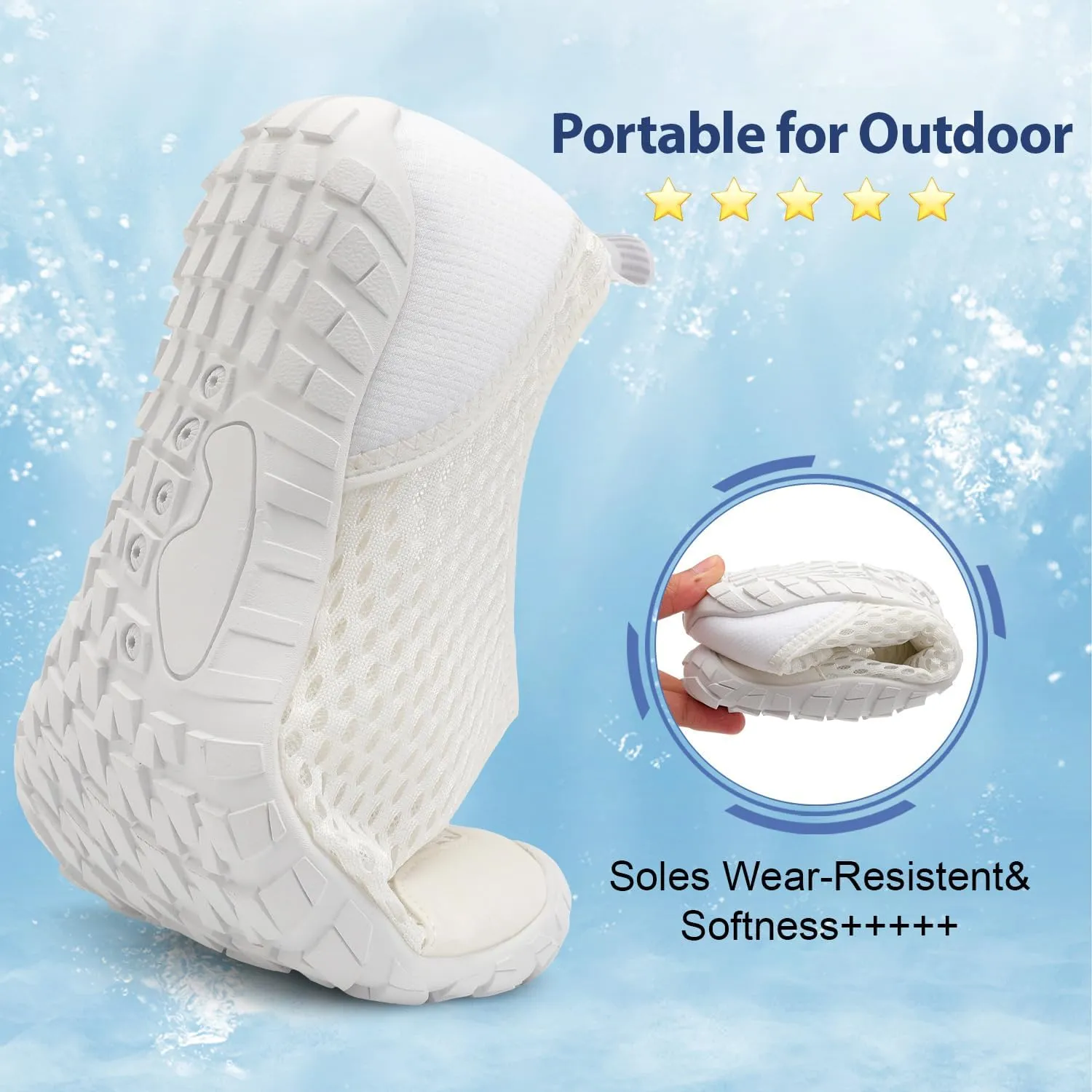Spesoul Water Shoes for Women Men Quick Dry Aqua Socks for Swim Beach Pool Hiking Training Summer Sandals Outdoor Zero Drop Barefoot Shoes