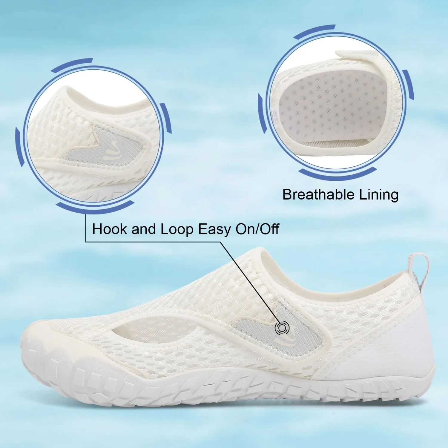 Spesoul Water Shoes for Women Men Quick Dry Aqua Socks for Swim Beach Pool Hiking Training Summer Sandals Outdoor Zero Drop Barefoot Shoes
