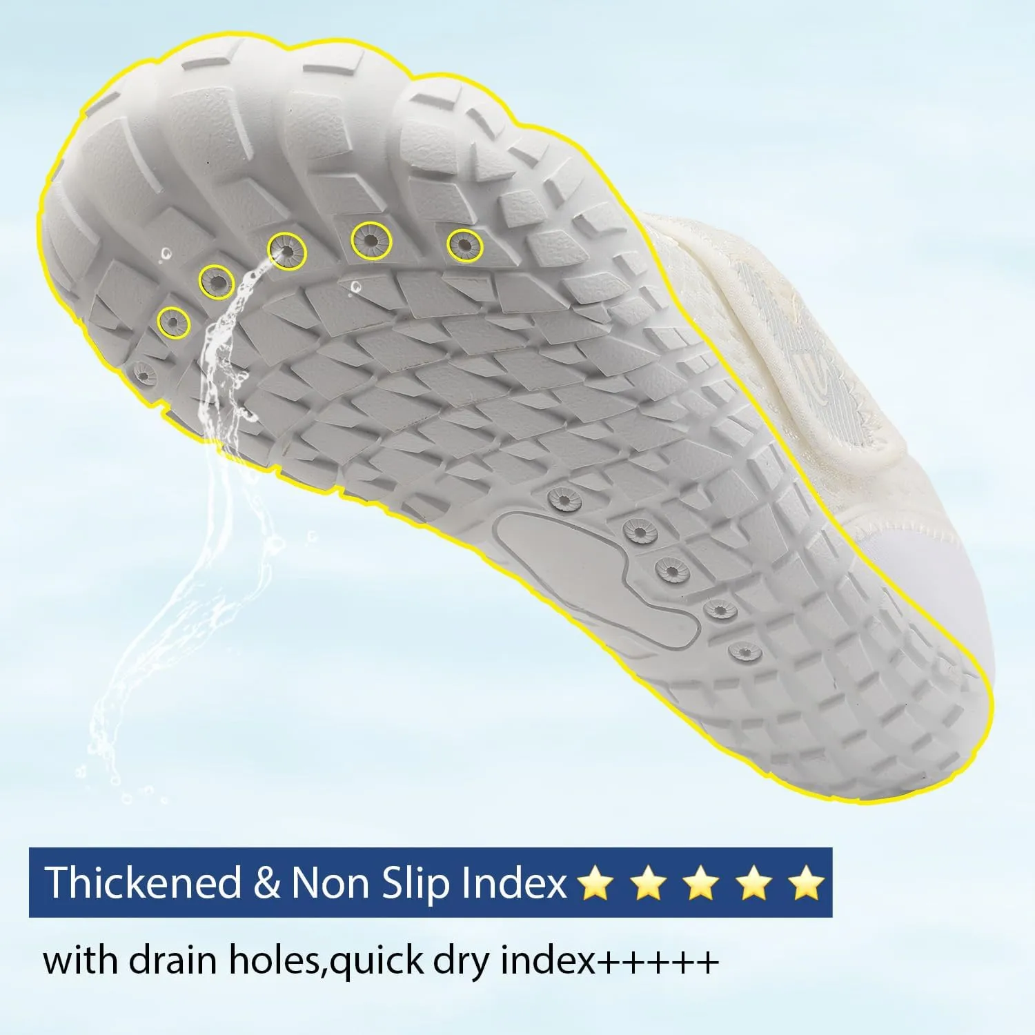 Spesoul Water Shoes for Women Men Quick Dry Aqua Socks for Swim Beach Pool Hiking Training Summer Sandals Outdoor Zero Drop Barefoot Shoes
