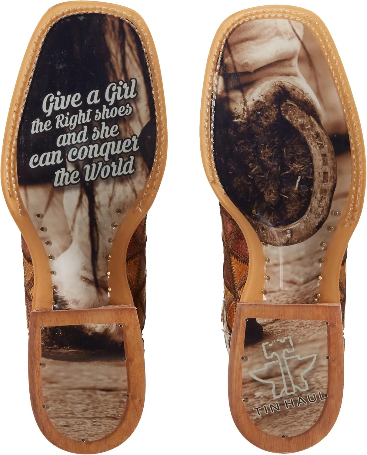 Tin Haul Western Boots Womens 11" Shaft Tan 14-021-0007-1295 TA