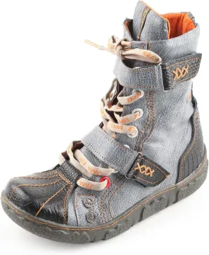 TMA EYES Women's PU Lining Flat Ankle Boots with Zipper - Perfect for Casual Wear