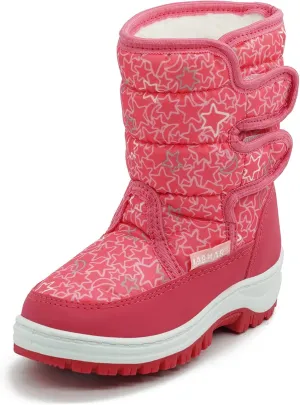 toddler boots girls boots toddler girl boots Shoes Toddler Little Kid size Winter Snow Boots Warm Waterproof Anti-Slip Anti-Collision Hight-Cut for Outdoor Skiing(Toddler/Little Kid)