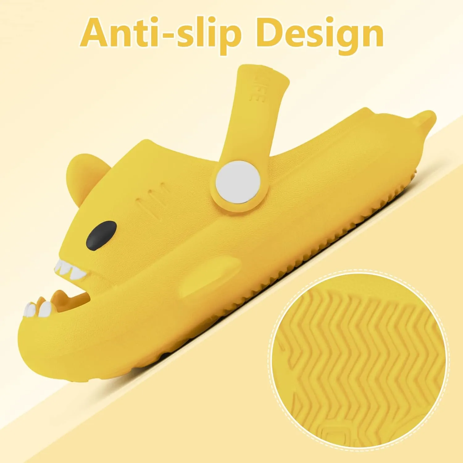 Toddler Shark Cloud Slides | Kids Shower Sandals | Boys Girls Cute Cartoon Fish Flip Flops | Beach Pool Home Slippers Shoes | Quick Dry Non-Slip