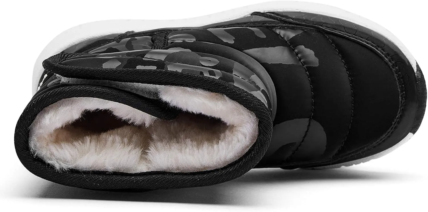 Toddler Snow Boots for Girls Boys Cold Weather Outdoor Warm Waterproof Winter Boots (Toddler/Little Kids)