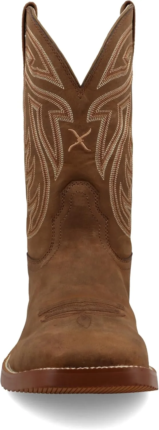 Twisted X Men's 11" Tech X Boot, Wide Square Toe with Tech X