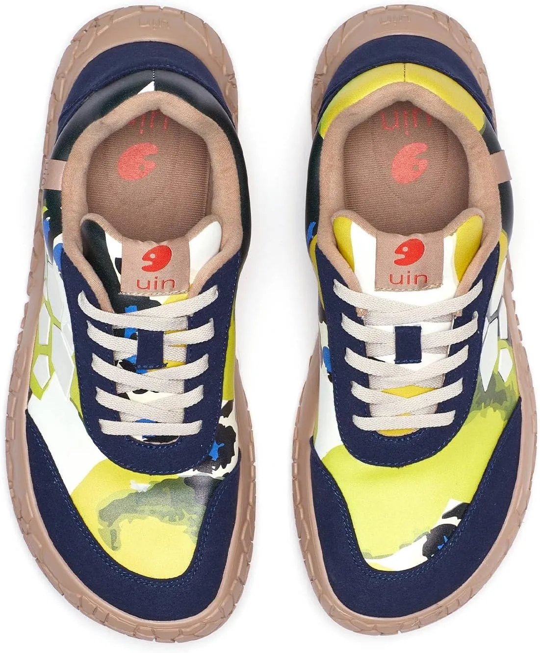 UIN Men's Fashion Sneakers Walking Art Travel Shoes Trencads