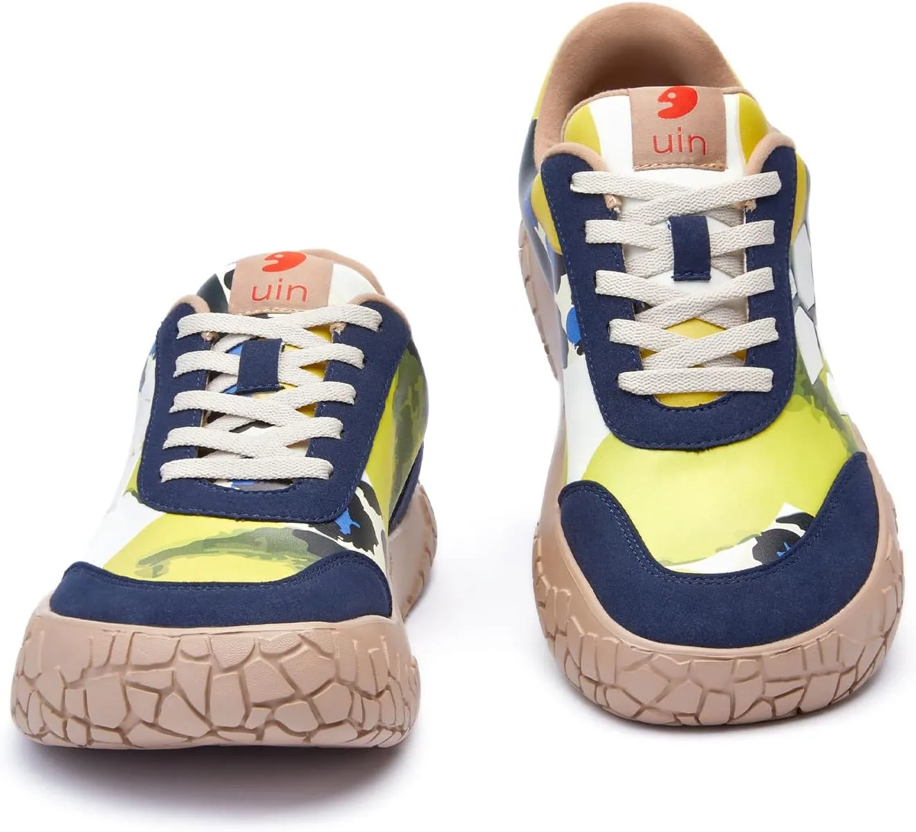 UIN Men's Fashion Sneakers Walking Art Travel Shoes Trencads