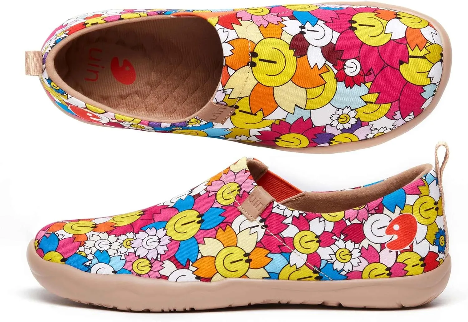 UIN Women's Art Travel Shoes Slip On Casual Cozy Loafers Lightweight Comfort Fashion Sneaker Toledo Ⅰ