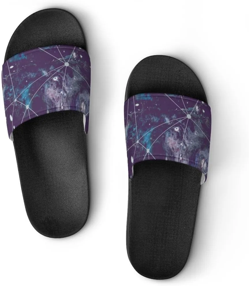 Unisex Slides for Women Men, Comfortable Slippers Slides, Non-slip Shower Shoes House Fashion Thick for Indoor & Outdoor（23062506）