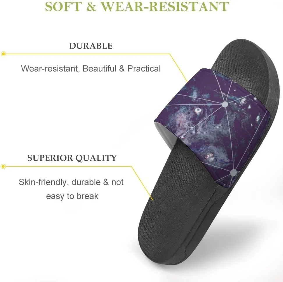 Unisex Slides for Women Men, Comfortable Slippers Slides, Non-slip Shower Shoes House Fashion Thick for Indoor & Outdoor（23062506）