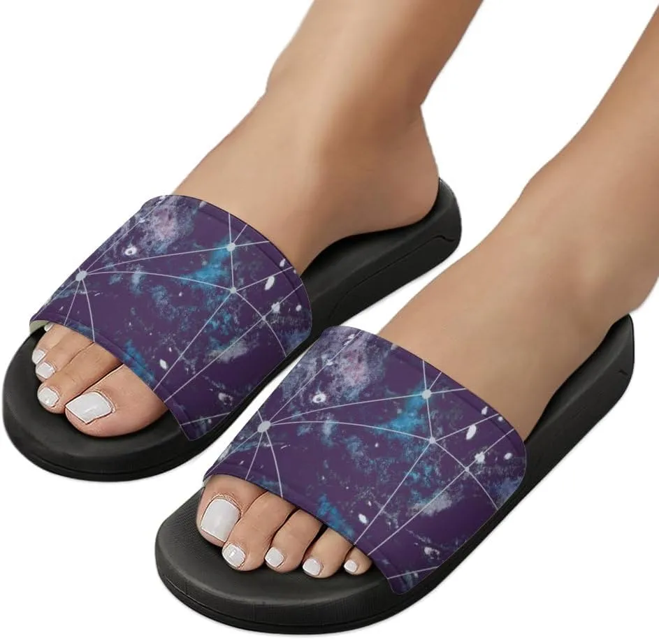 Unisex Slides for Women Men, Comfortable Slippers Slides, Non-slip Shower Shoes House Fashion Thick for Indoor & Outdoor（23062506）