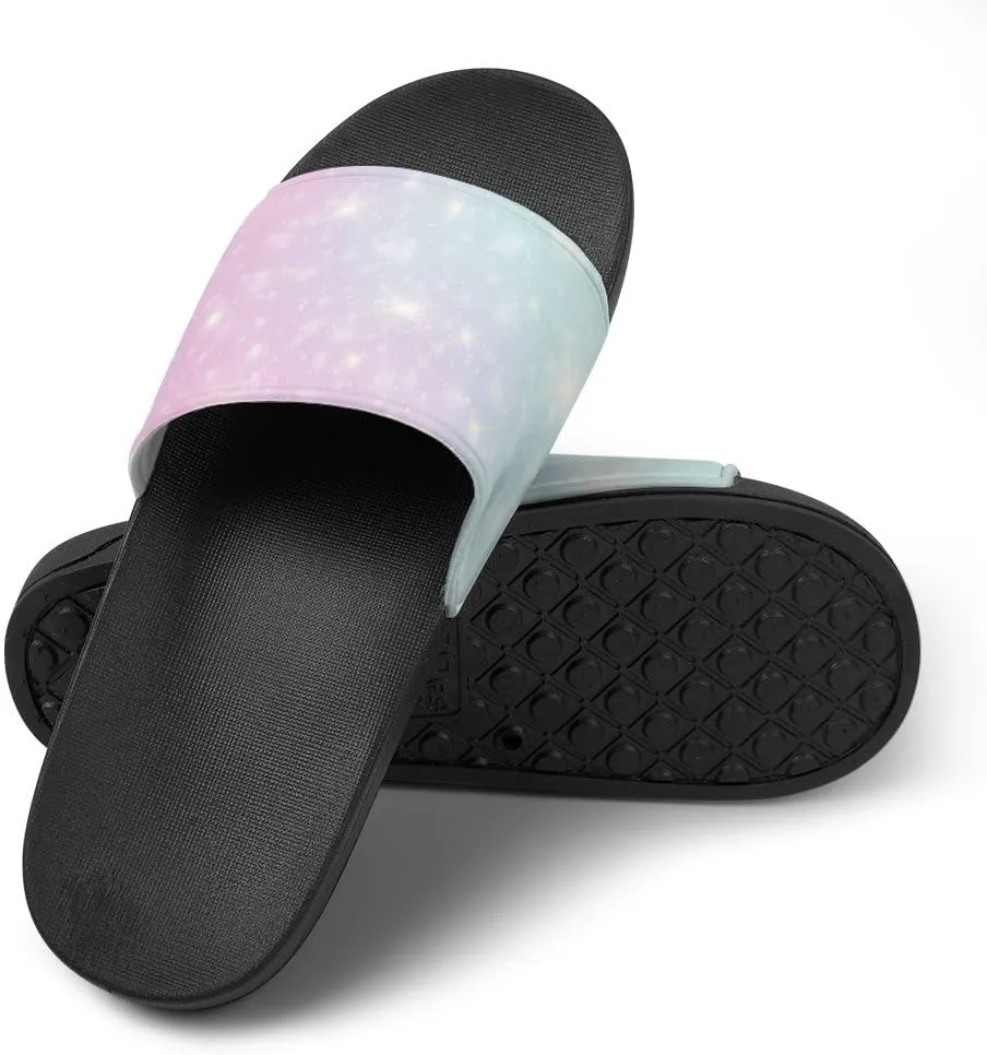 Unisex Slides for Women Men, Comfortable Slippers Slides, Non-slip Shower Shoes House Fashion Thick for Indoor & Outdoor（23073101）