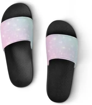 Unisex Slides for Women Men, Comfortable Slippers Slides, Non-slip Shower Shoes House Fashion Thick for Indoor & Outdoor（23073101）