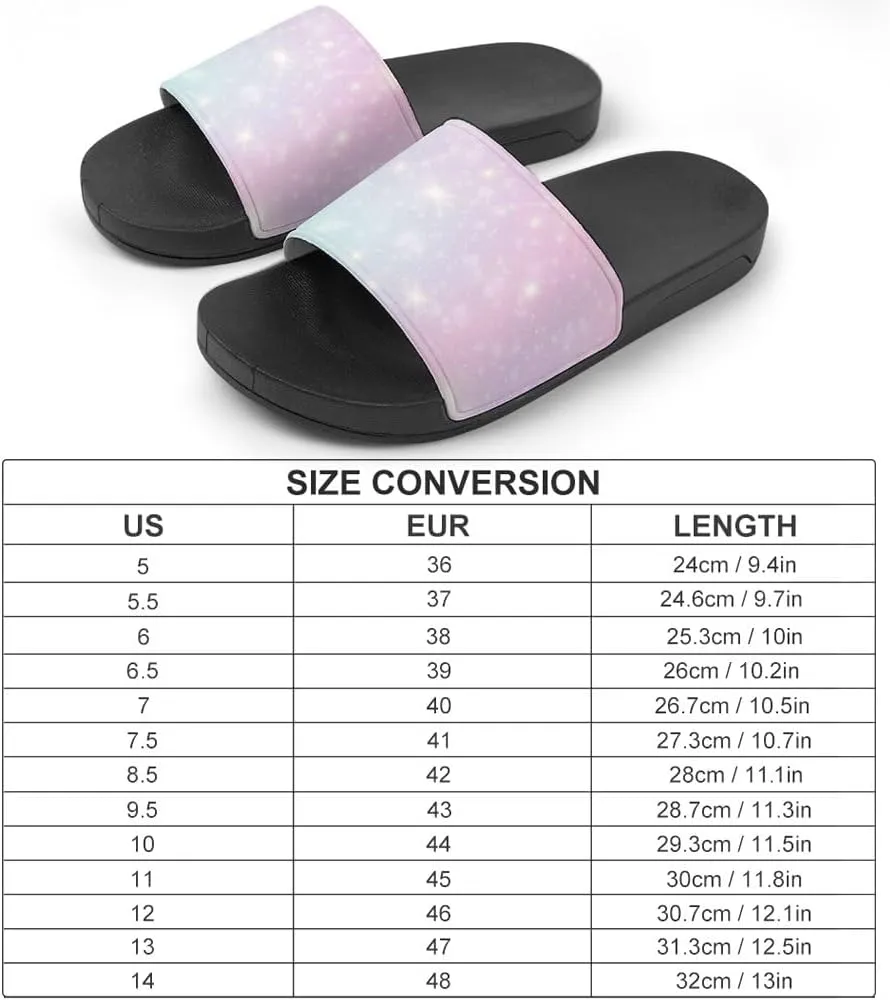 Unisex Slides for Women Men, Comfortable Slippers Slides, Non-slip Shower Shoes House Fashion Thick for Indoor & Outdoor（23073101）